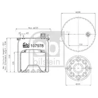 FEBI BILSTEIN 107978 Luftfederbalg
