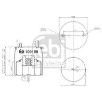 FEBI BILSTEIN 109188 Luftfederbalg für RENAULT
