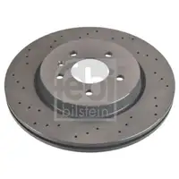 FEBI BILSTEIN 108196 Bremsscheiben 2 Stück hinten für OPEL
