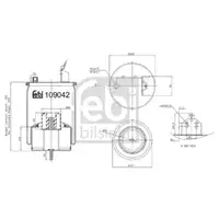 FEBI BILSTEIN 109042 Luftfederbalg