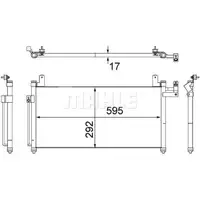 MAHLE AC 491 000S A/C-Kondensator