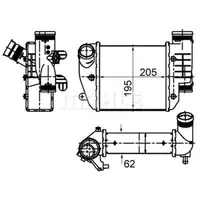 MAHLE CI 484 000S Ladeluftkühler