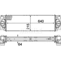 MAHLE CI 368 000P Ladeluftkühler