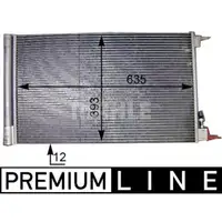 MAHLE AC 552 000P A/C-Kondensator