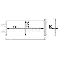 MAHLE AC 368 000P A/C-Kondensator