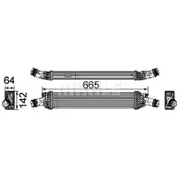 MAHLE CI 170 000P Ladeluftkühler für AUDI, PORSCHE