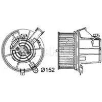 MAHLE AB 119 000P Innenraumgeblaese für MERCEDES-BENZ