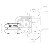 FEBI BILSTEIN 109416 Luftfederbalg