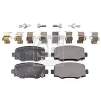 FEBI BILSTEIN 170623 Bremsbelagsatz für JEEP