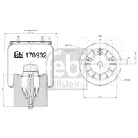 FEBI BILSTEIN 170932 Luftfederbalg