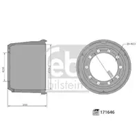 FEBI BILSTEIN 171735 Querlenkerlager