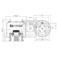 FEBI BILSTEIN 174300 Luftfederbalg