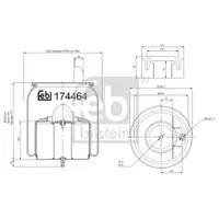 FEBI BILSTEIN 174464 Luftfederbalg