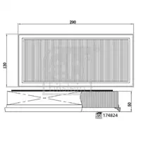 FEBI BILSTEIN 174824 Luftfiltersatz für MERCEDES-BENZ
