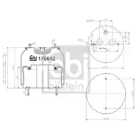 FEBI BILSTEIN 175642 Luftfederbalg
