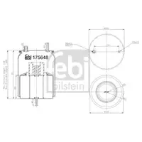 FEBI BILSTEIN 175648 Luftfederbalg für VOLVO