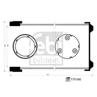 FEBI BILSTEIN 175676 Bremsbelagsatz für PORSCHE