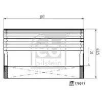FEBI BILSTEIN 176511 Ölfilter