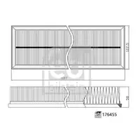 FEBI BILSTEIN 176455 Luftfilter