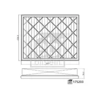 FEBI BILSTEIN 175203 Luftfilter für FORD