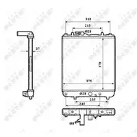 Kühler Motorkühlung Nrf 53862 für Opel für Vauxhall