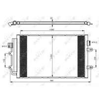 Kondensator Klimaanlage Nrf 350083 Easy Fit für Iveco