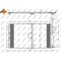 Kondensator Klimaanlage Nrf 35797 Easy Fit für Opel für Vauxhall für Chevrolet