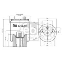 FEBI BILSTEIN 176619 Luftfederbalg