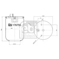 FEBI BILSTEIN 176795 Luftfederbalg