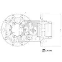 FEBI BILSTEIN 176494 Radnabe