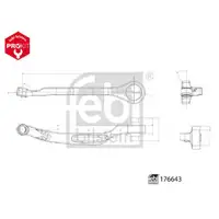 FEBI BILSTEIN 176643 Querlenker für BMW