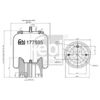 FEBI BILSTEIN 177595 Luftfederbalg