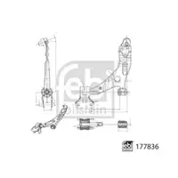 FEBI BILSTEIN 177836 Querlenker für FORD