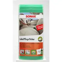 SONAX 04123000 LederPflegeTücher Box 25Stück