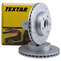 TEXTAR 92165003 Bremsscheiben 2 Stück MERCEDES-BENZ