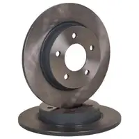 BLUE PRINT ADM54384 Bremsscheiben 2 Stück hinten MAZDA