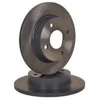 BLUE PRINT ADN14362 Bremsscheiben 2 Stück vorne NISSAN