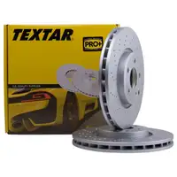 TEXTAR 92277705 Bremsscheiben 2 Stück vorne MERCEDES-BENZ