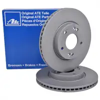 ATE 24.0123-0123.1 Bremsscheiben 2 Stück vorne HYUNDAI