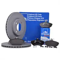 ATE Bremsenset Bremsscheiben 256 mm belüftet Bremsbeläge vorn Lupo Golf Passat