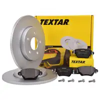 Textar Bremsenset Scheiben 280 mm Bremsbeläge hinten Mondeo III Jaguar X-Type