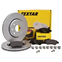 Textar Bremsenset Scheiben 247 mm belüftet Bremsbeläge vorn Aygo B1