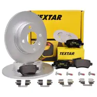 Textar Bremsenset Bremsscheiben 240 mm voll Bremsbeläge hinten Corsa C