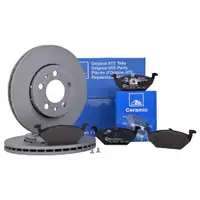 ATE Bremsenset Scheiben 256 mm belüftet Ceramic Bremsbeläge vorn Golf 4 A3 8L