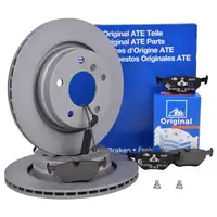ATE Bremsenset Scheiben 294 mm belüftet Bremsbeläge Warnkontakt hinten 3er E46