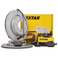Textar Bremsenset Scheiben 294 mm Bremsbeläge Warnkontakt hinten 3er E46