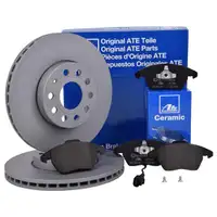 ATE Bremsenset Scheiben 288 mm Ceramic Bremsbeläge vorn Golf 1K Touran 1T