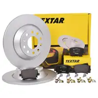 Textar Bremsenset Bremsscheiben 302 mm voll Bremsbeläge hinten A6 4F