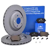 ATE Bremsenset Bremsscheiben 330 mm belüftet Ceramic Bremsbeläge hinten A6 4F