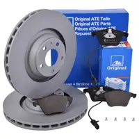 ATE Bremsenset Bremsscheiben 347 mm belüftet Bremsbeläge vorn A6 4F